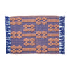 jumbled sage and clare sawa cotton mat bath bathroom kitchen floor blue peach fringe australia jumbledonline